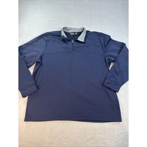 Under Armour 1/4 Zip Thermal Athletic Top Size 2XL Cold Gear